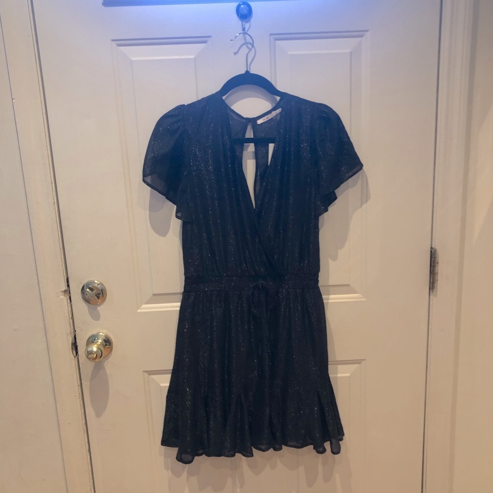 NWT Black Sparkle Mini Dress